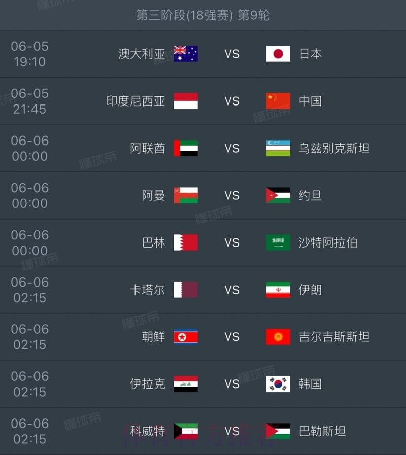 2026世界杯加拿大完整赛程
